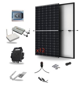 Kit photovoltaïque 6 kW 12 modules TRINA SOLAR crochets toiture