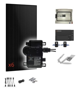 Kit photovoltaïque 3 kW 6 modules SUNPOWER crochets toiture
