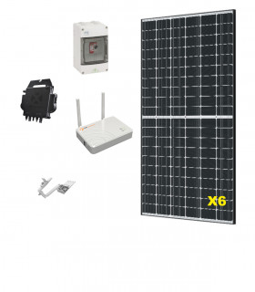Kit photovoltaïque 2.25 kW 6 modules TRINA SOLAR crochets toiture
