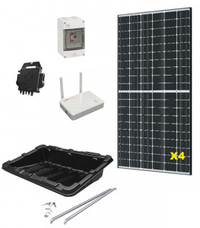 Kit photovoltaïque 1.5 kW 4 modules TRINA SOLAR au sol