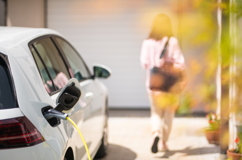 Borne de charge voiture électrique